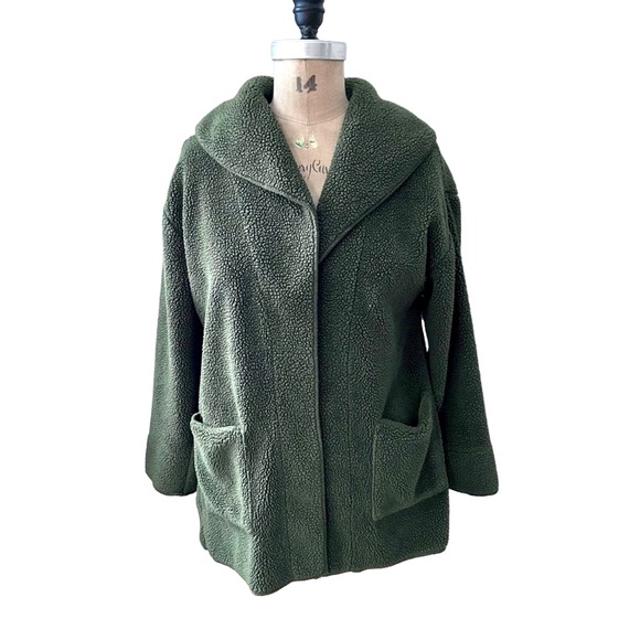 koolaburra sherpa fleece shawl collar cardigan